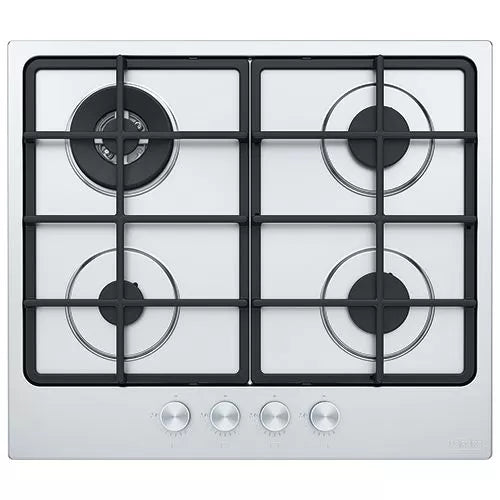 Franke Built-in Gas Hob 4 Burners 60 cm Cast Iron Stainless FHSM 604 3G DC XS C