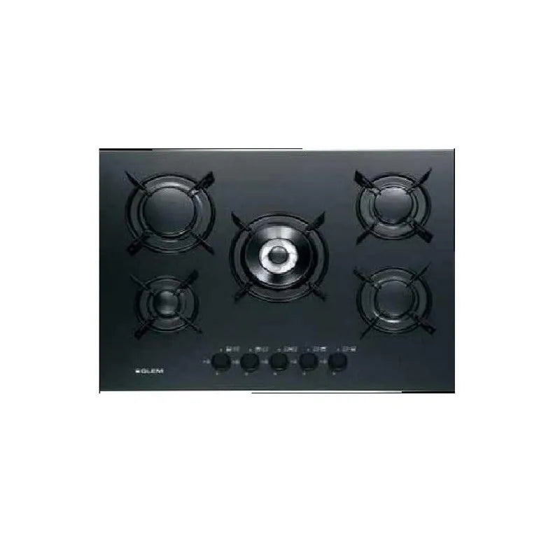 Glem Gas 5-Burner 70cm Built in Gas Hob - GV 755 GBK 005