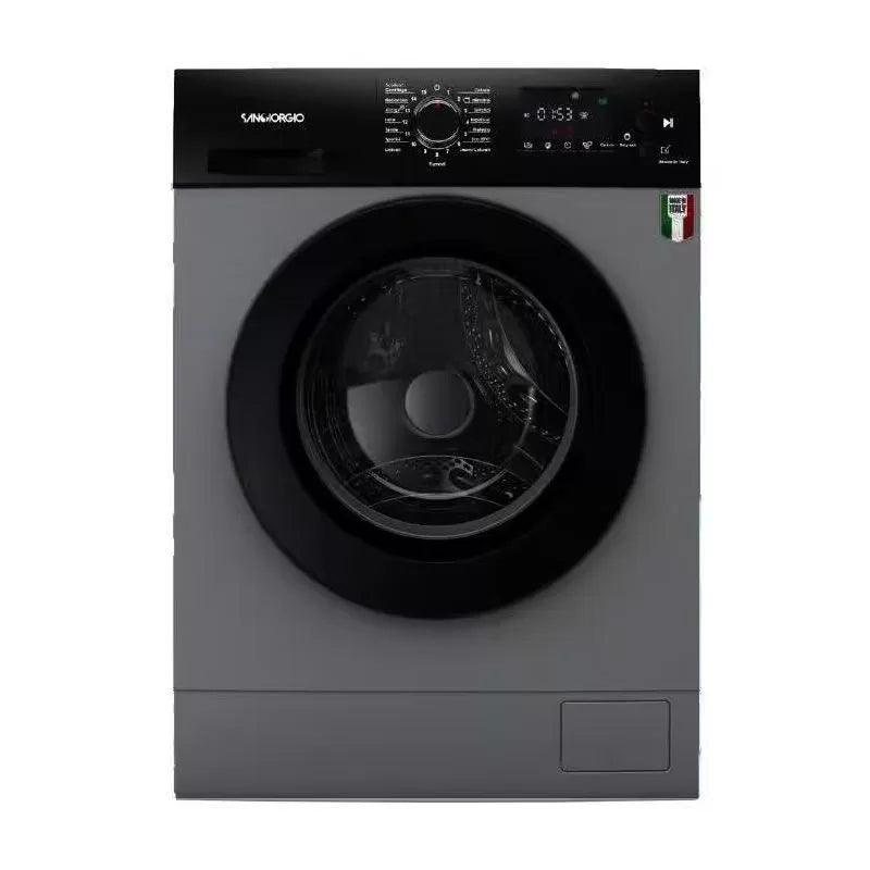 غسالة أوشن 8 كجم 1200 دورة في الدقيقة رقمية فضية WNO 1283 FTS