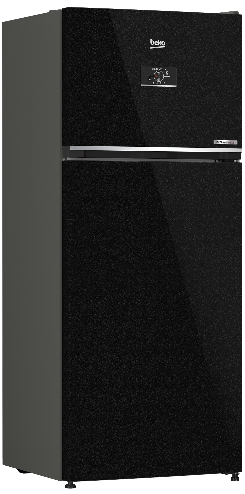 ثلاجة بيكو 420 لتر نوفروست انفرتر لون أسود RDNE420K02DXITEGB