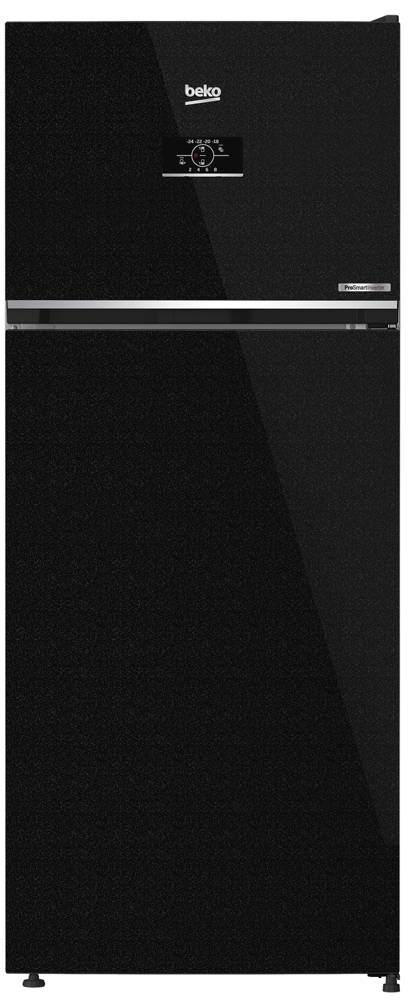 ثلاجة بيكو 420 لتر نوفروست انفرتر لون أسود RDNE420K02DXITEGB