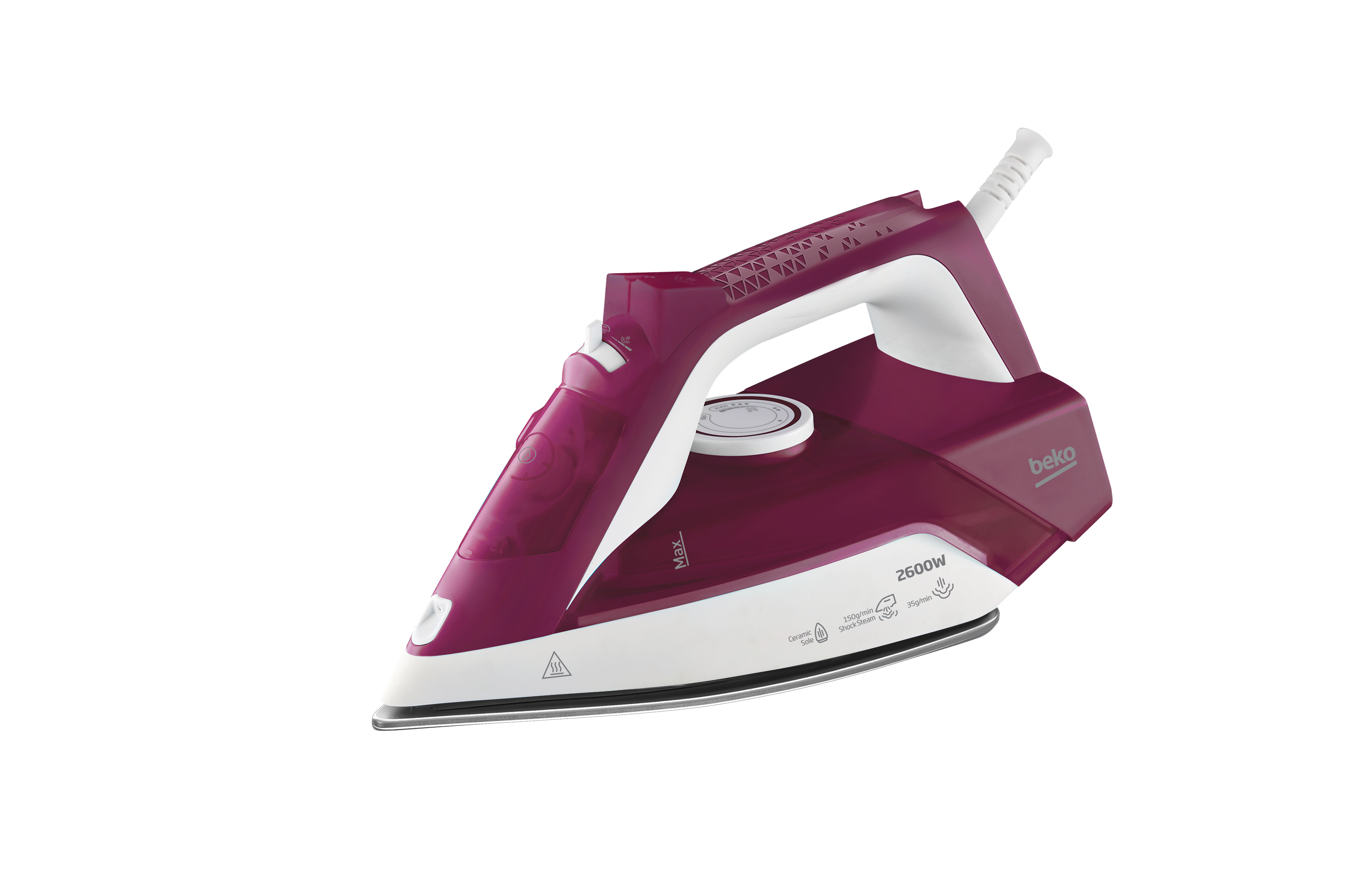 Beko 2600W Steam Iron - SIM 3126 R