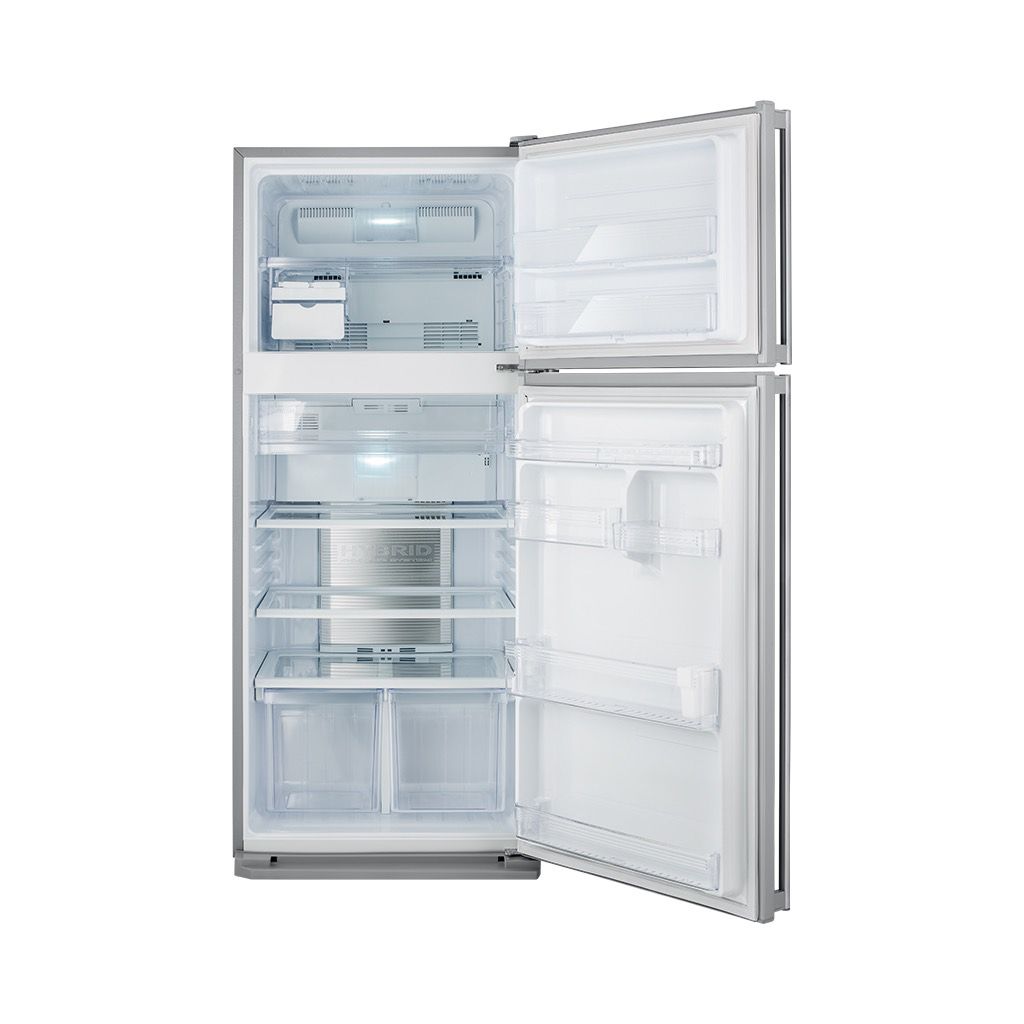 Sharp Top Freezer 450 L Refrigerator with Plasmacluster Technology and Digital Control Panel - SJ-PC58A(SL)