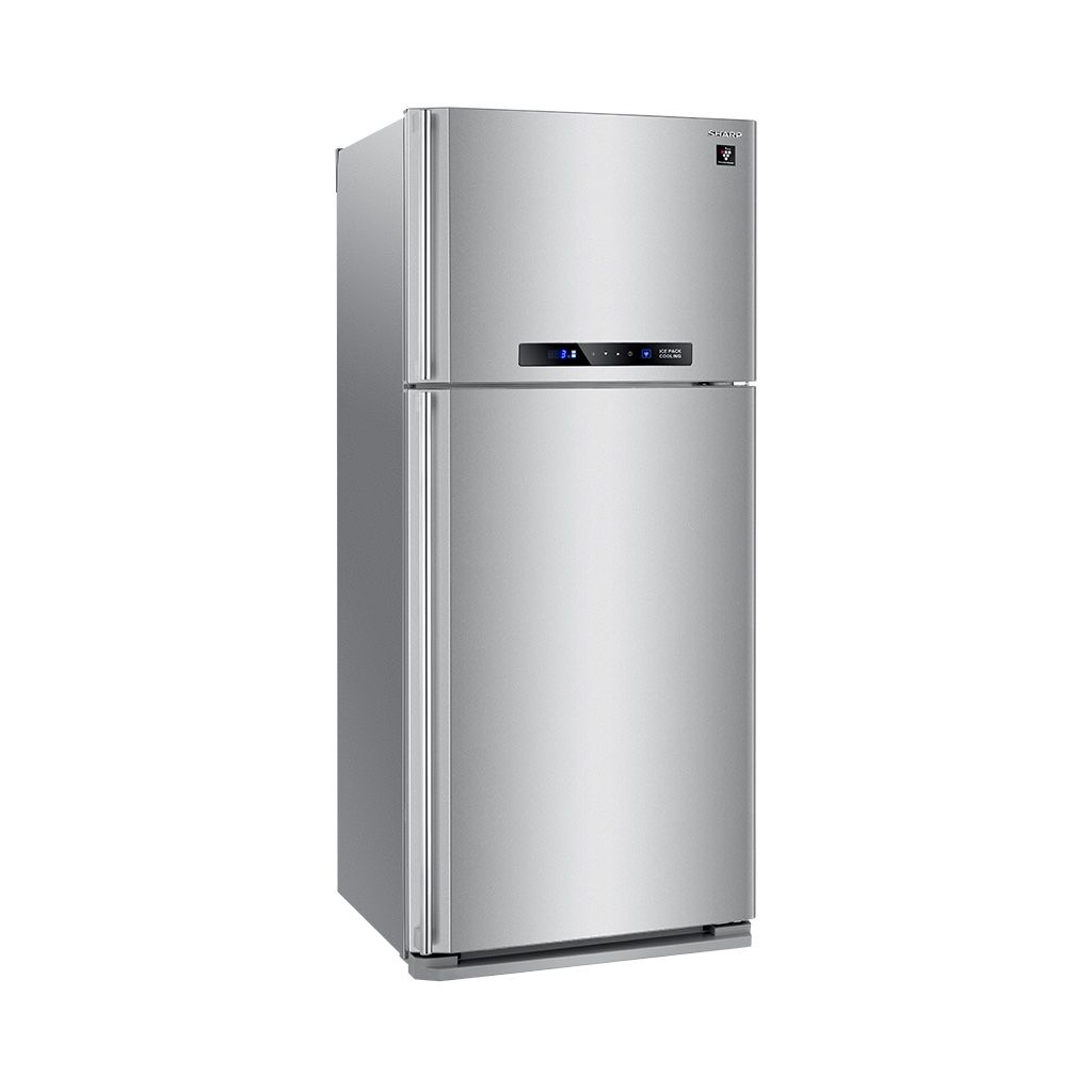 Sharp Top Freezer 450 L Refrigerator with Plasmacluster Technology and Digital Control Panel - SJ-PC58A(SL)