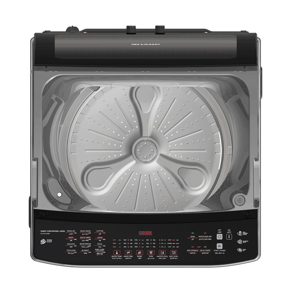 Sharp 11 KG Top Loading Inverter Washing Machine - ES-TD11GSSP