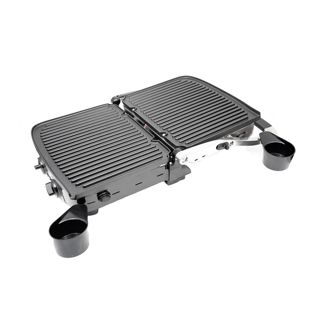 TORNADO Electric Grill 1800 Watt Black x Stainless TCOOK-1800
