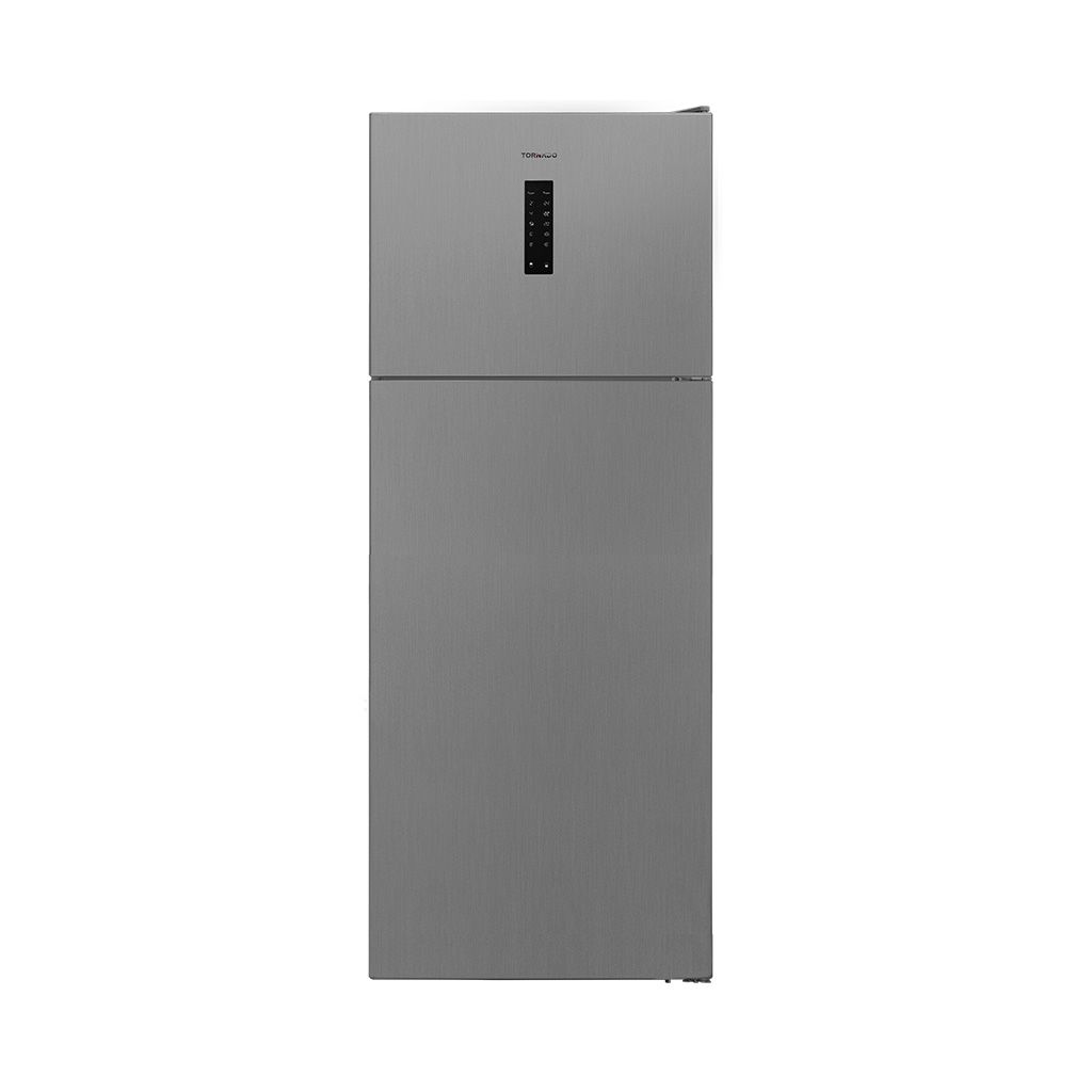 Tornado 496 L Top Freezer Refrigerator - RF-496VT-SLS