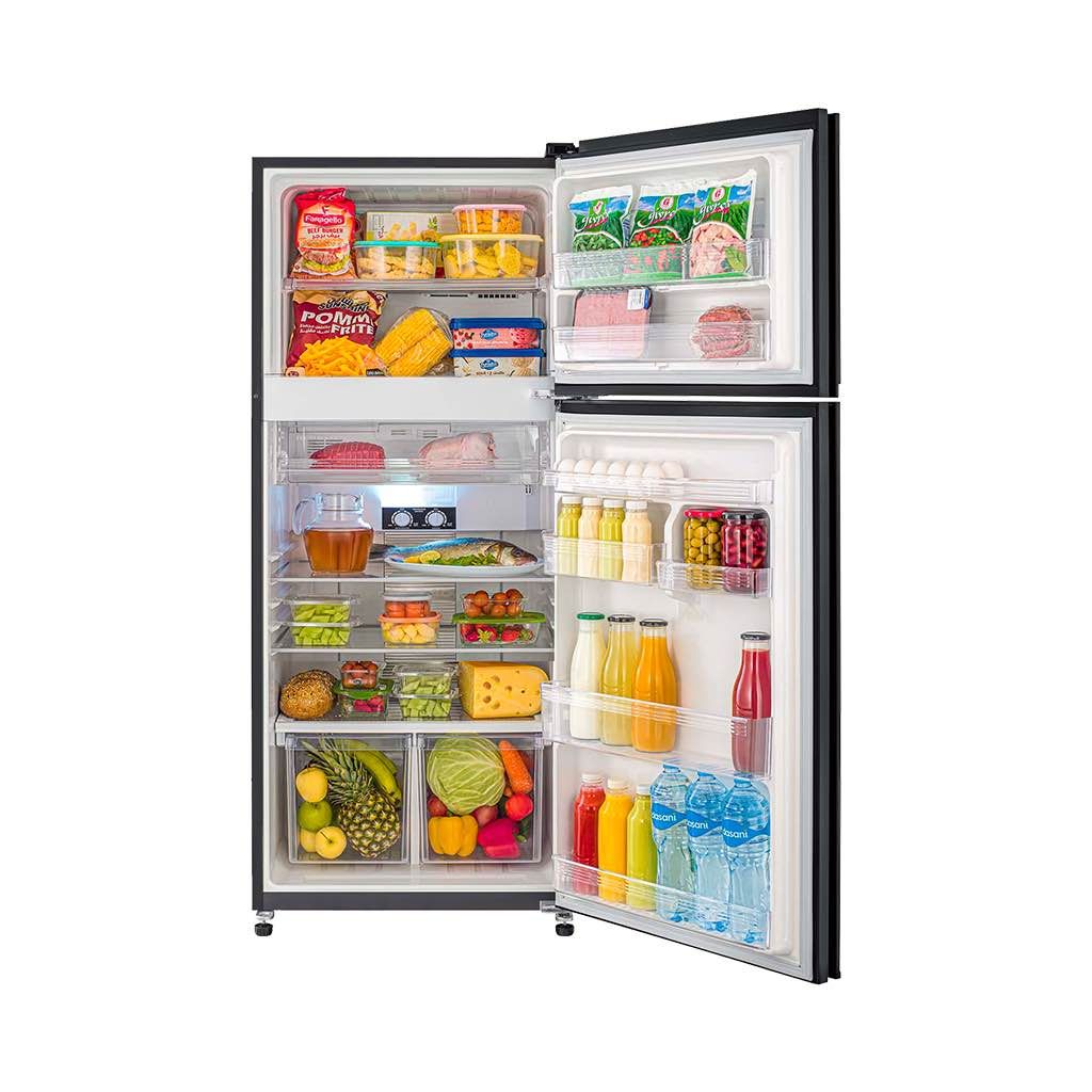 Tornado Top Freezer 450 L Refrigerator - RF-580T-BK