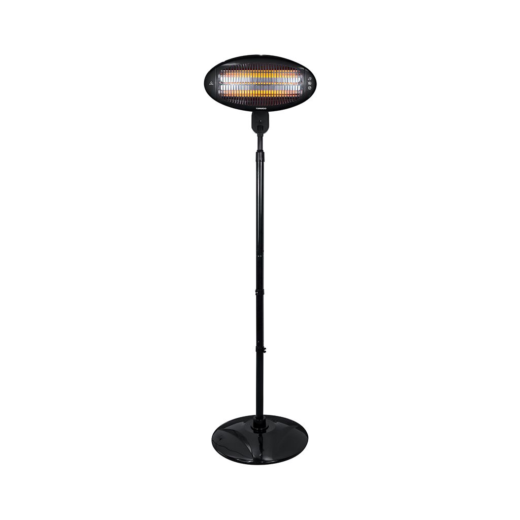 TORNADO Stand Halogen Heater 2000 Watt Black THH-2000S