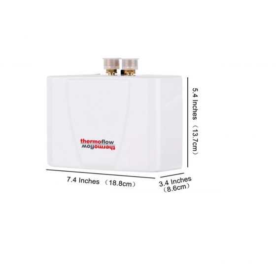 Thermoflow Electric Instant Water Heater, 6 kW, White - Elex6