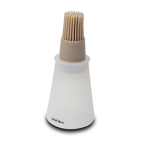 NAVA Silicone brush baster with bottle "Misty" 11.5cm Made in Greece