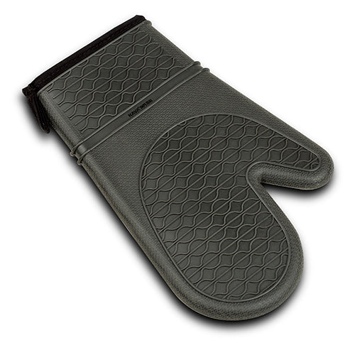 NAVA Silicone oven mitten "Imperial" with fabric inside 30cm Made in Greece