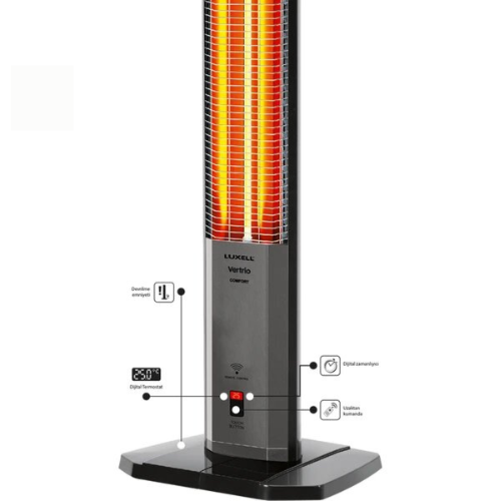 Purity Electric Heater 2300 Watt Black MH-1800