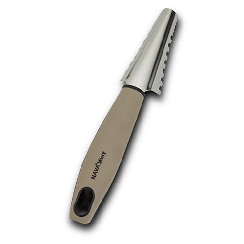 NAVA  Stainless steel fish scaler "Misty" 22.5cm Made in Greece