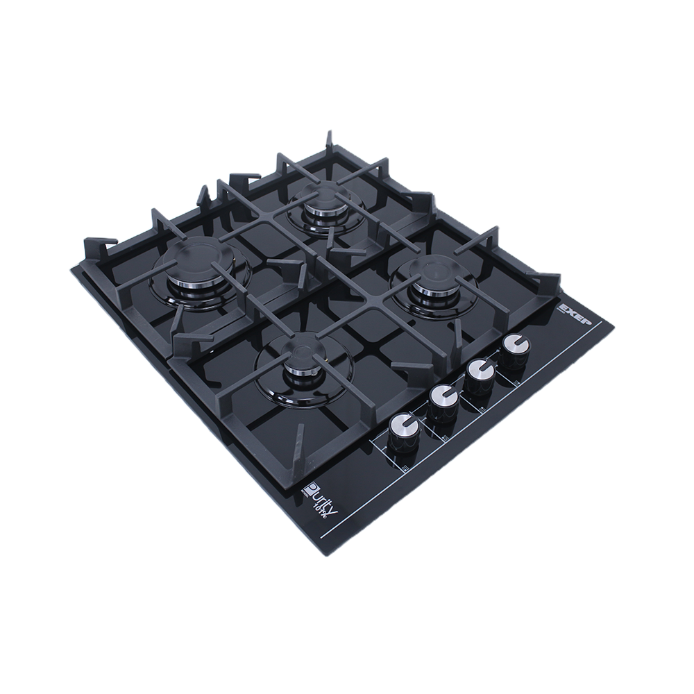 Purity Built-in Gas Hob 4 Eyes 60 Cm Heavy Duty Grids HPT602G