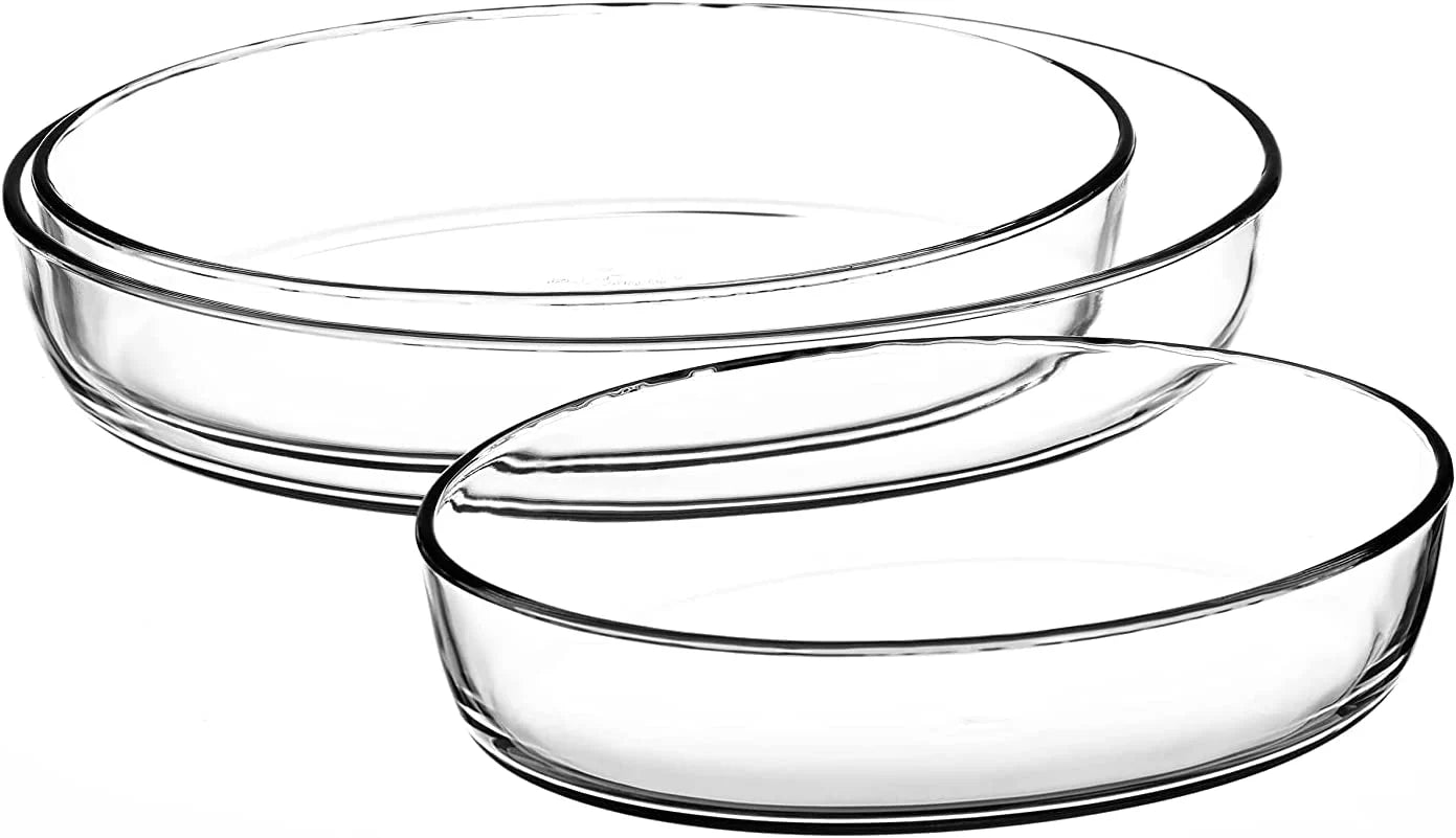 Borcam Oval Oven Dishes Set - 3 Pieces