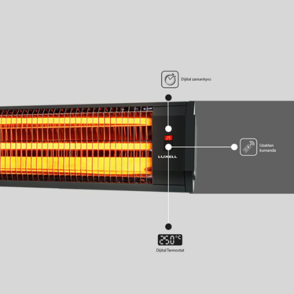 Purity Electric Heater 1800 Watt Black MVR-1800