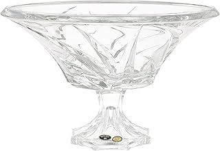Modern Bohemian Crystal Bowl Stand 33cm