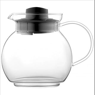 termisil Ball Teapot 1.5 Liter Heat-Resistant Glass with Glass Handle