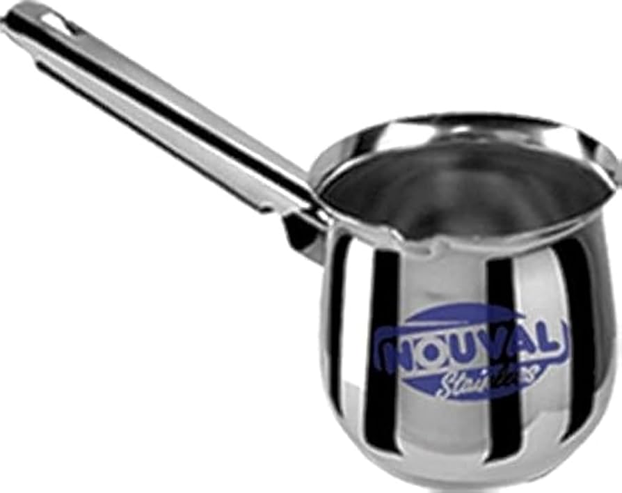 Nouval Coffee pot stainless with ss hand 1