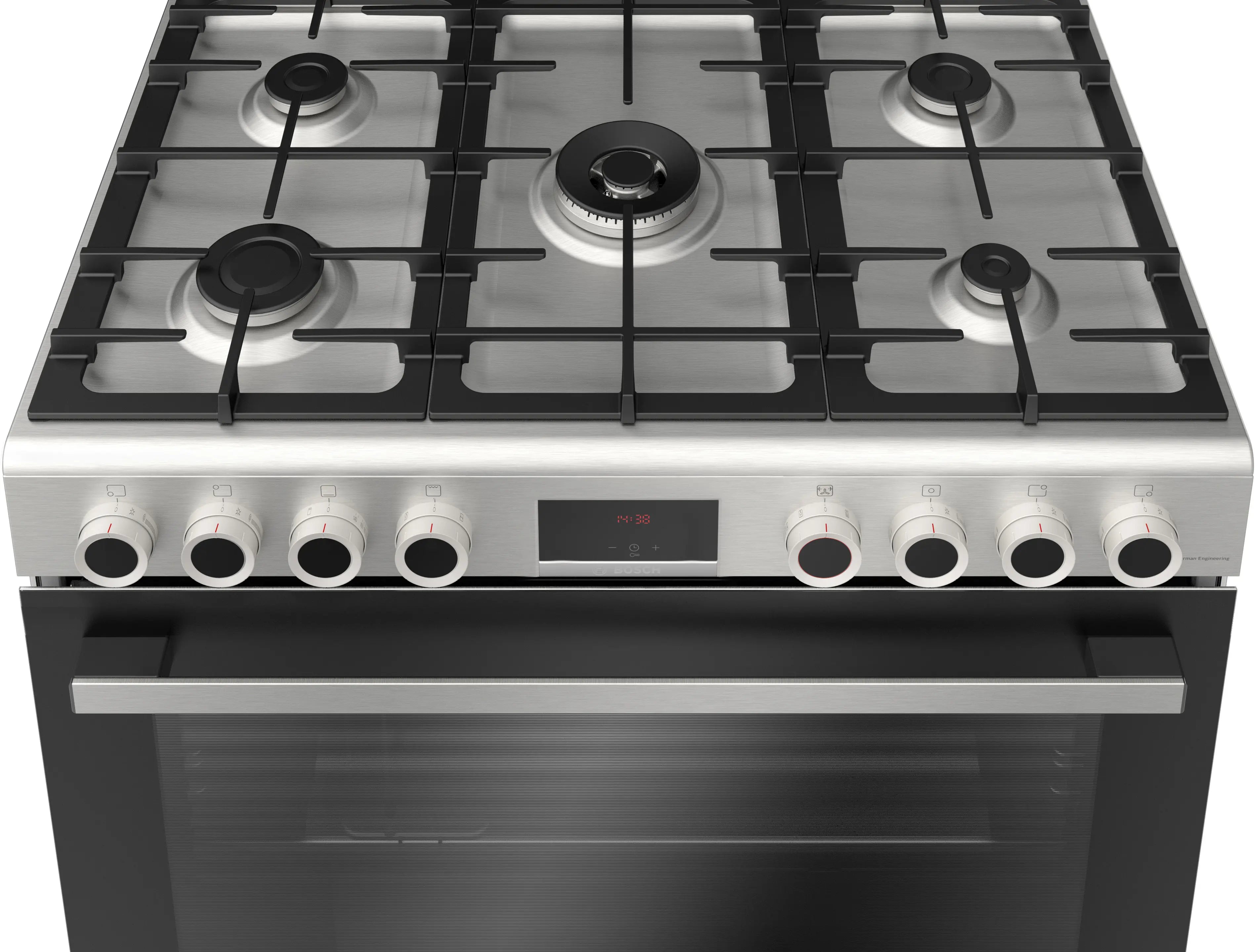 Bosch Series 6 | 90cm 5-Burner Freestanding Gas Cooker - HGP3I8W50S