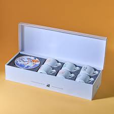 153.03.05.0243 - PERRO 6-piece coffee cup and saucer set, Karaja 80ml