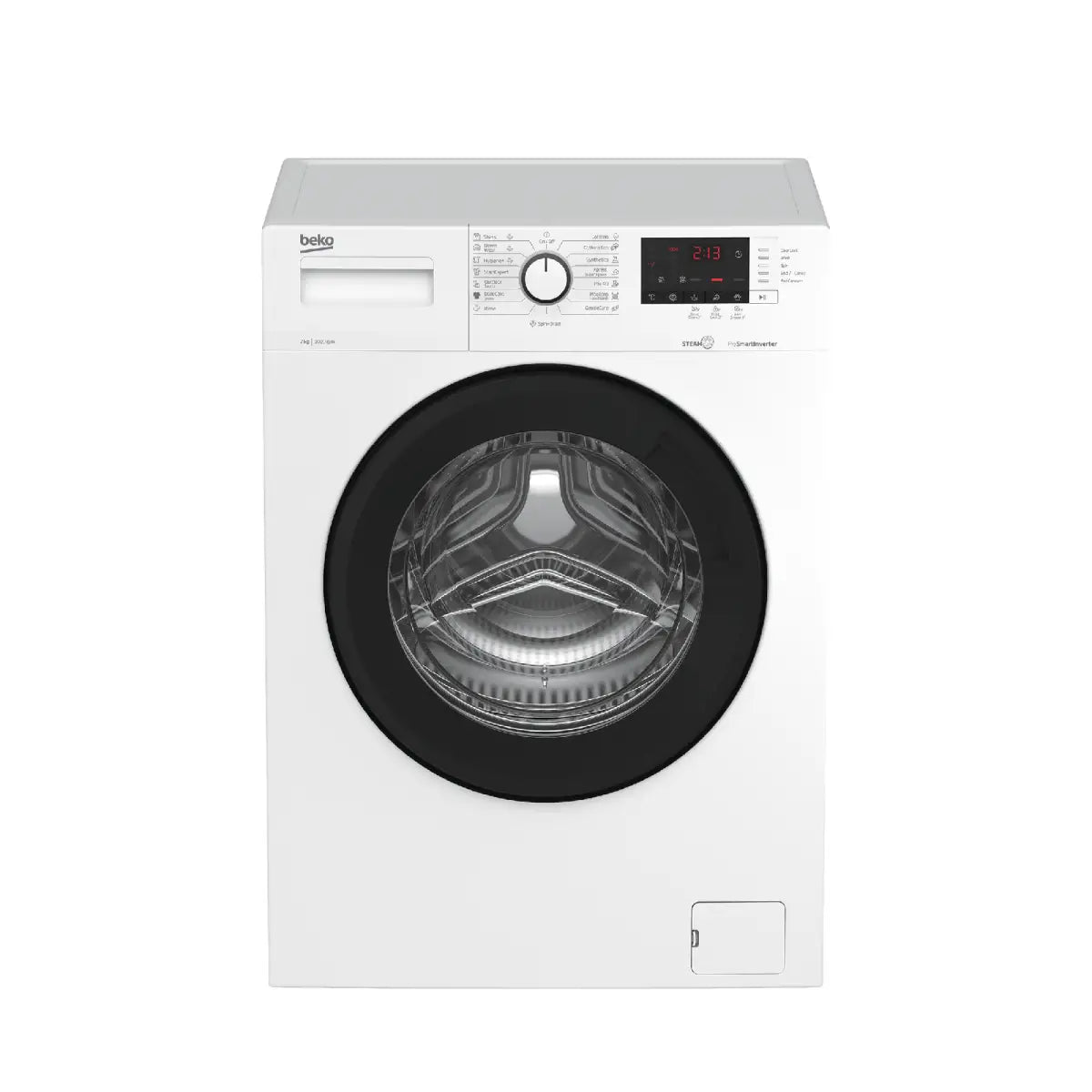 Beko 7 KG Front Loading Digital Pro Smart Inverter Washing Machine  - WTV7512XWCI