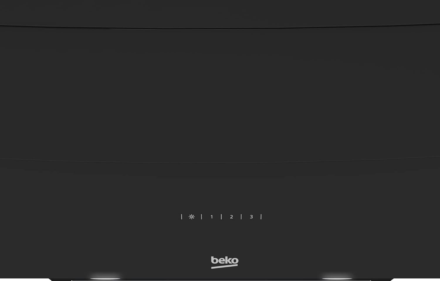 Beko Built-In 60cm Black Inclined Decorative Hood - HCA62640BE