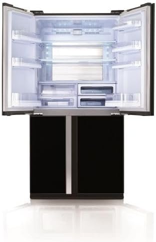 Sharp 4-Door 605 L Inverter Refrigerator - ‏ SJ-FS87V-BK