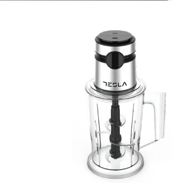 TESLA Chopper, 2 Liter, 500 Watt, Silver Black - TSL-CH200