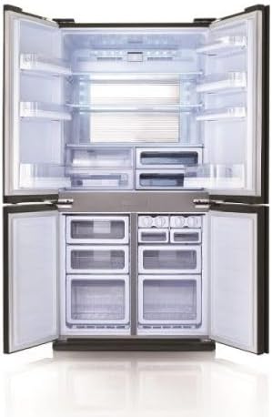 Sharp 4-Door 605 L Inverter Refrigerator - ‏ SJ-FS87V-BK
