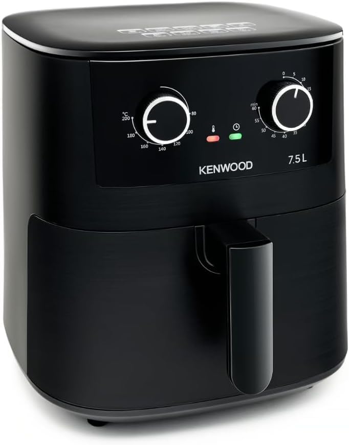 Kenwood 7.5L 1650W Analogue Air Fryer - HFP76.000BK