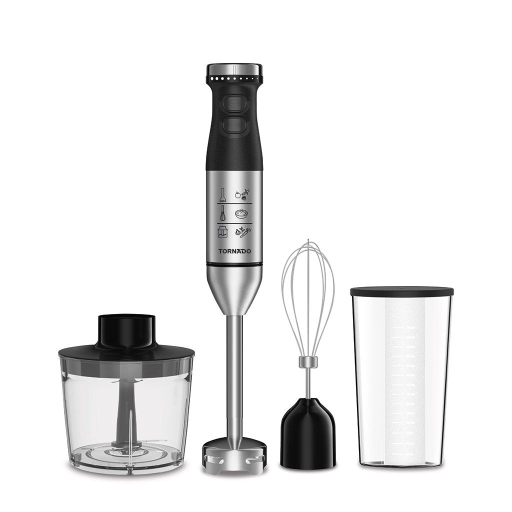 Tornado 600 Watt Hand Blender with Chopper - THB-600M