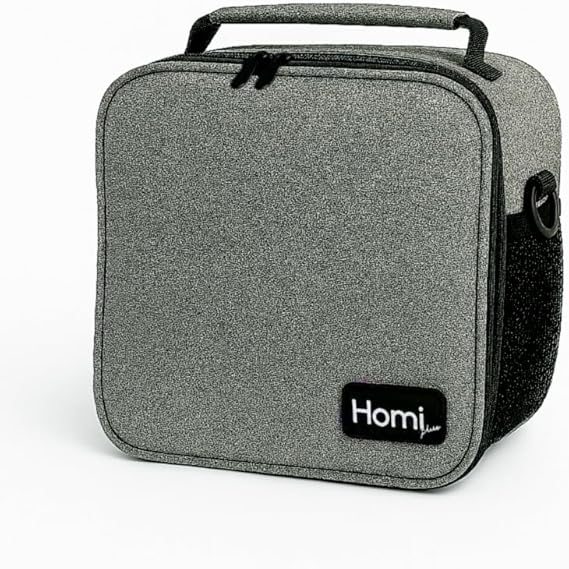 حقيبة حرارية هوم بلس سعة 5.5 لتر + شبكة - رمادي
