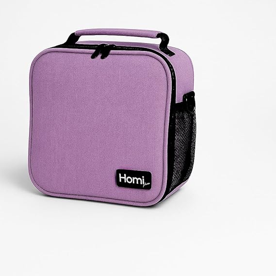 حقيبة حرارية هوم بلس سعة 5.5 لتر مع شبكة - أرجواني