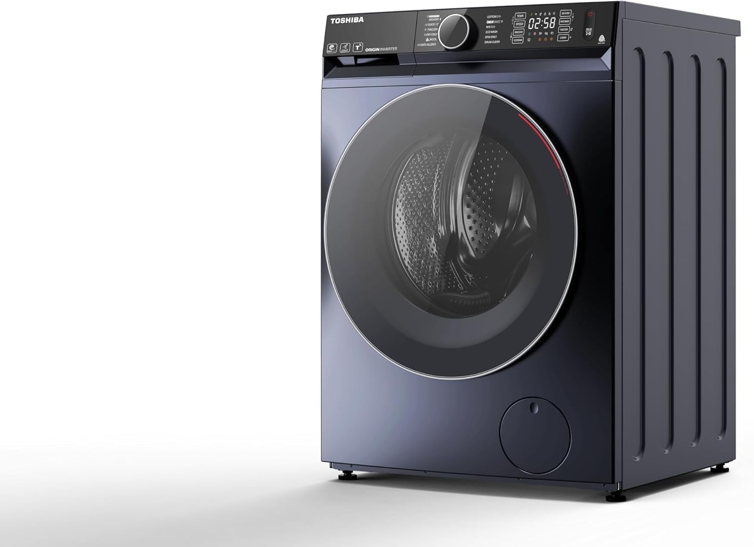 Toshiba - Washing Machine - 9KG Washer + 6 KG dryer- WIFI - Origin Inverter - 1400 RPM - Morandi Grey - TWD-BM100GF4EG(MK)