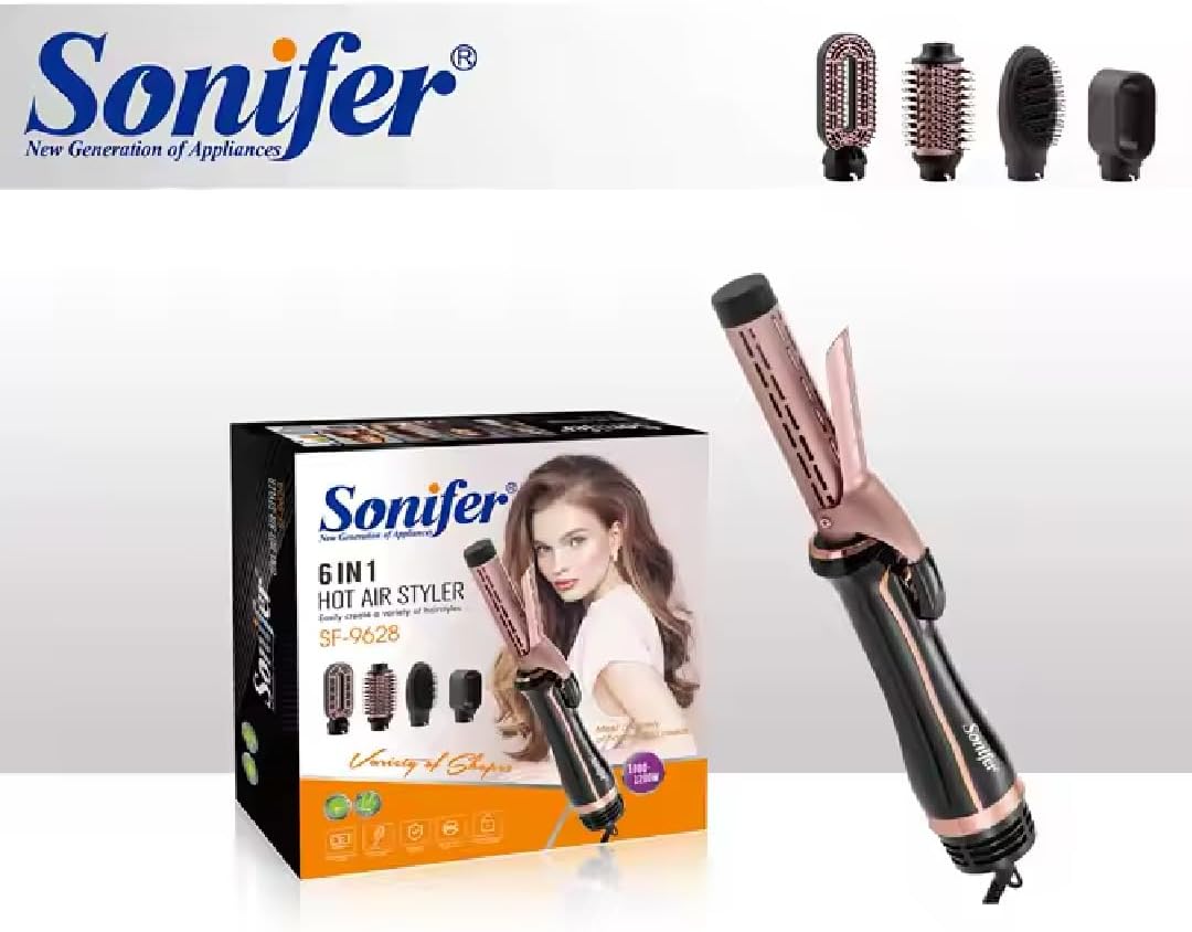 Sonifer SF-9628 مصفف الشعر متعدد الوظائف بالهواء الساخن