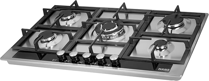 مسطح غاز مدمج 9740-24 90×60×25 سم من الستانلس ستيل
