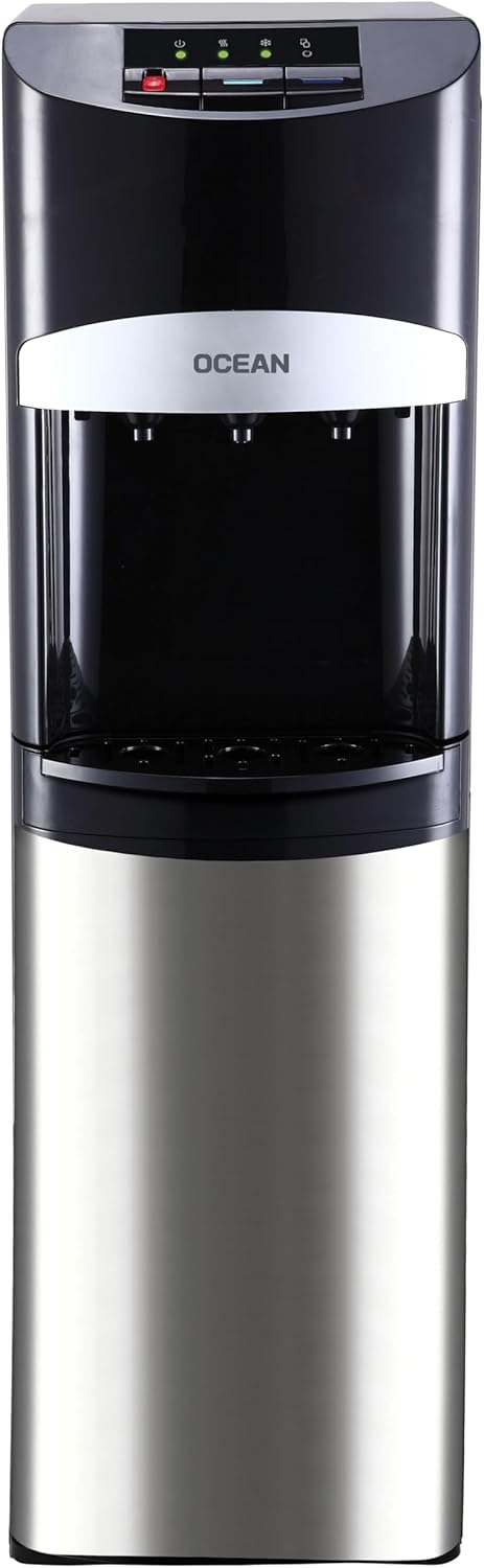 Ocean Bottom Loading 3-Tap Water Dispenser - OCMWDB335