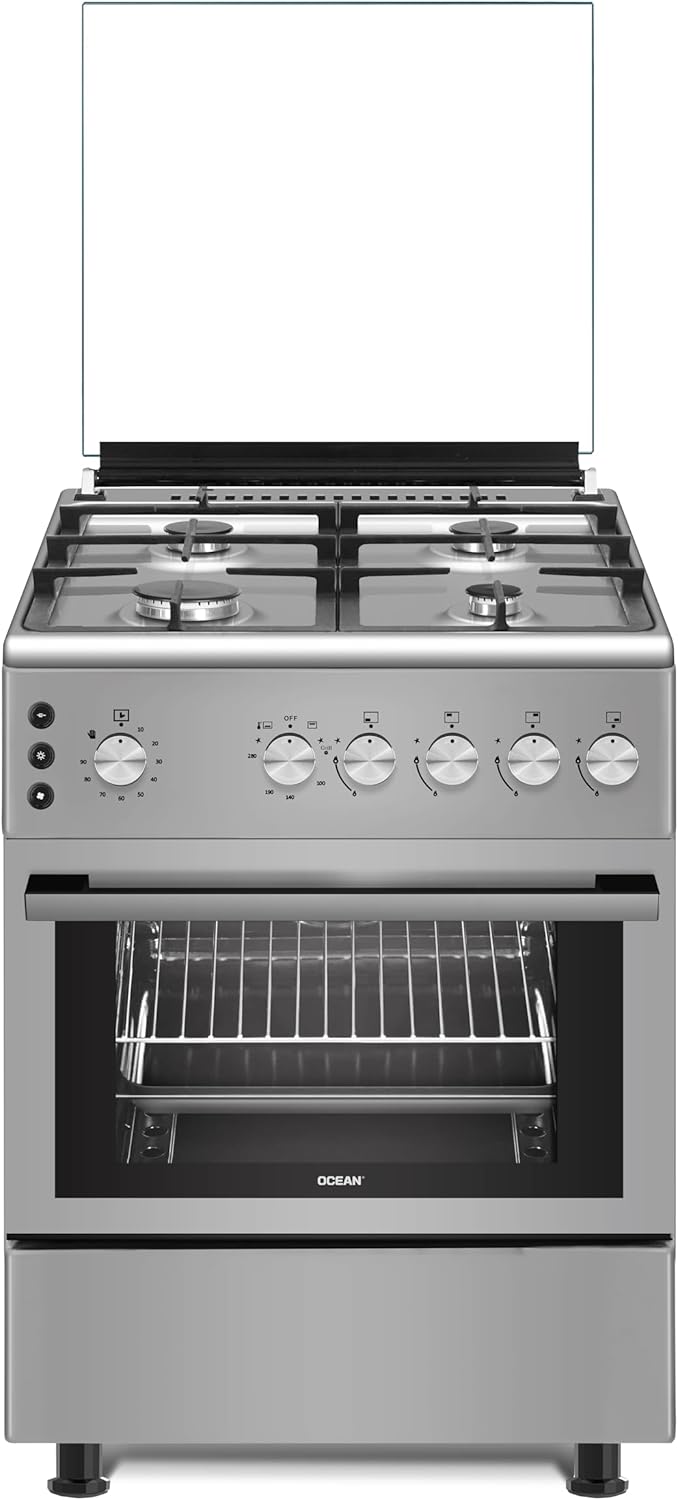 Ocean 60cm 4-Burner Gas Cooker - OCGR 6640-15 IC