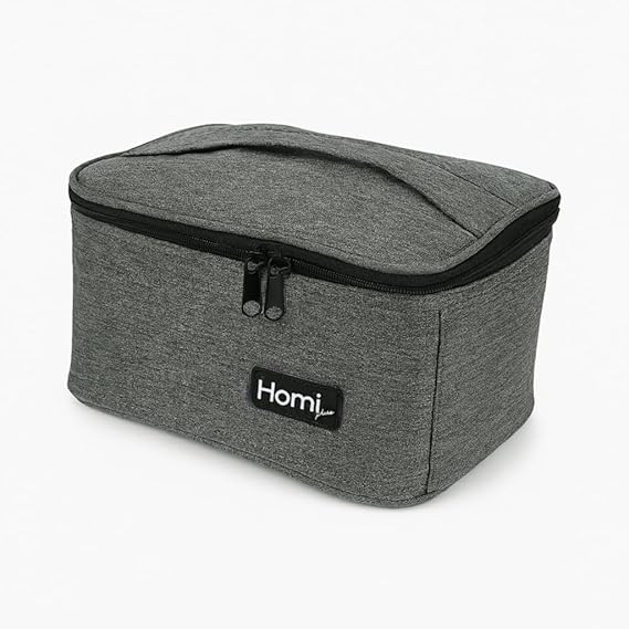 حقيبة حرارية هوم بلس سعة 5.5 لتر - رمادي
