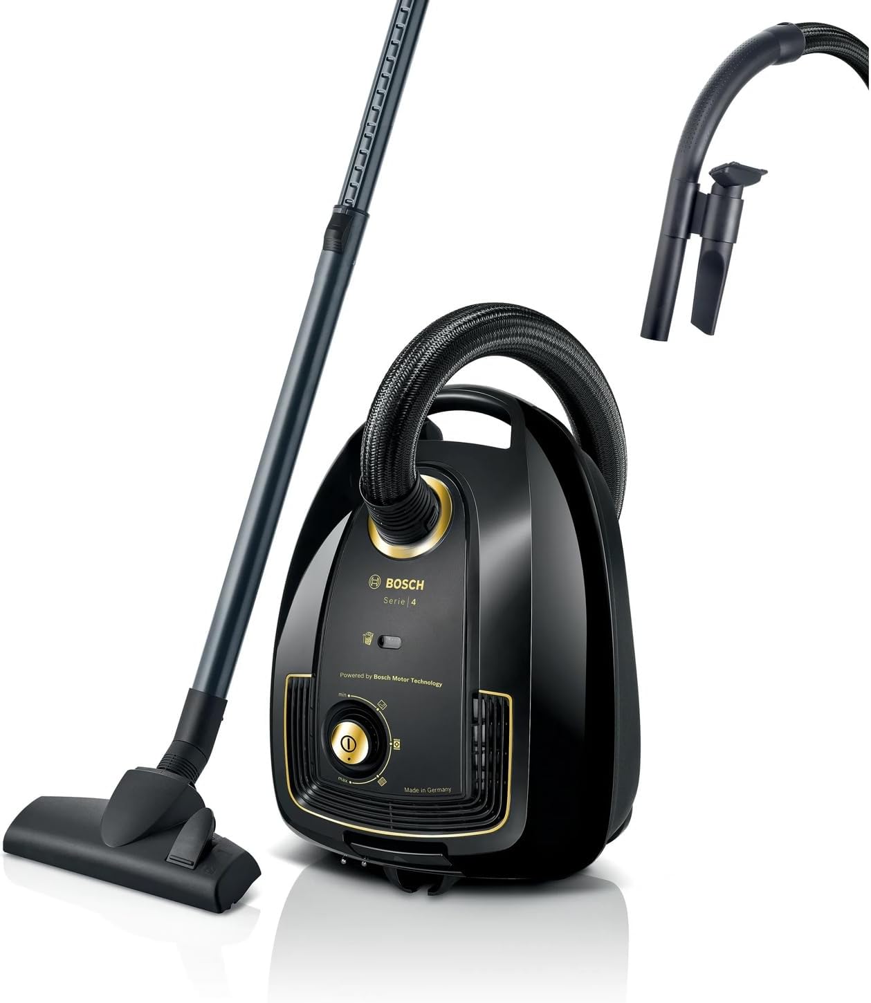 Bosch Series 4 | Bagged Canister 2000 Watt Vacuum Cleaner - BGL38GOLD