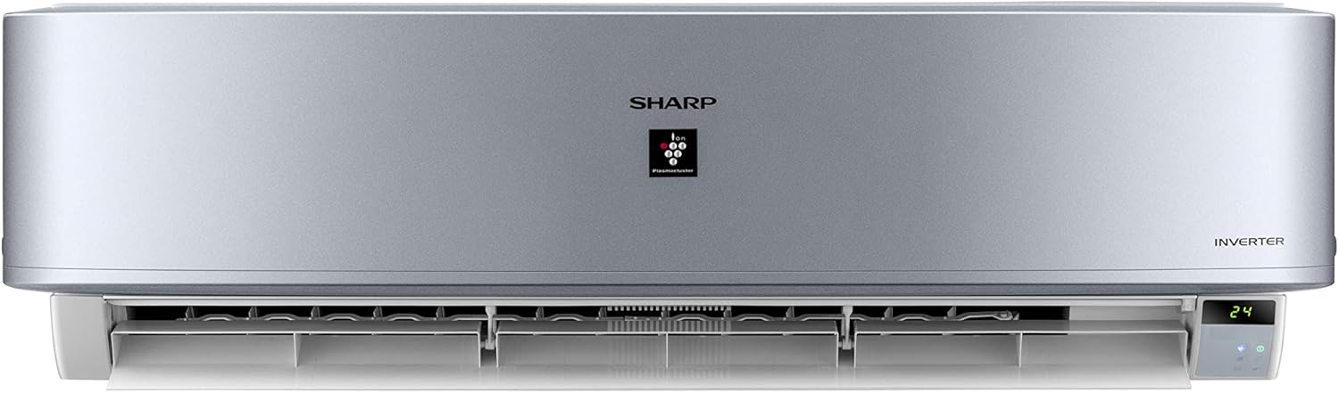 Sharp 3 HP Cooling Split Air Conditioner with Inverter and Plasmacluster Technology - AH-XP24UHE