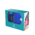 طقم صندوق غداء 1.6 + زجاجة 650 مل + طقم طعام 3 قطع - أزرق