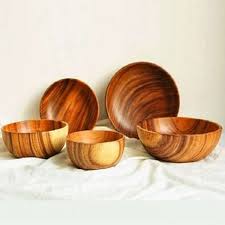 Wooden bowl, 18 cm Made in Egypt