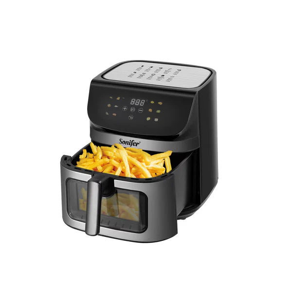 Sonifer Digital Air Fryer, 9 Liters, 2200 Watts, Stainless Steel, Model SF-1040