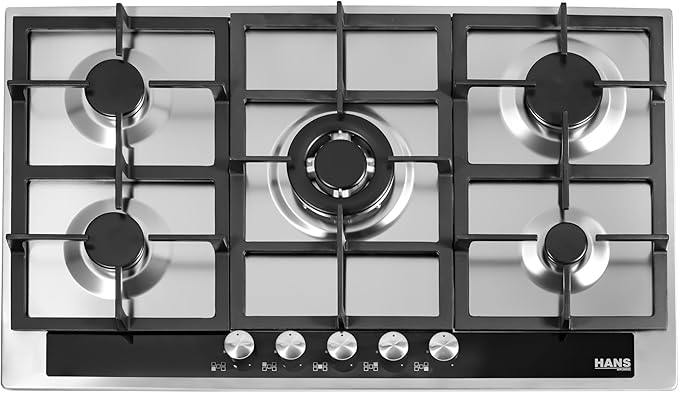 مسطح غاز مدمج 9740-24 90×60×25 سم من الستانلس ستيل
