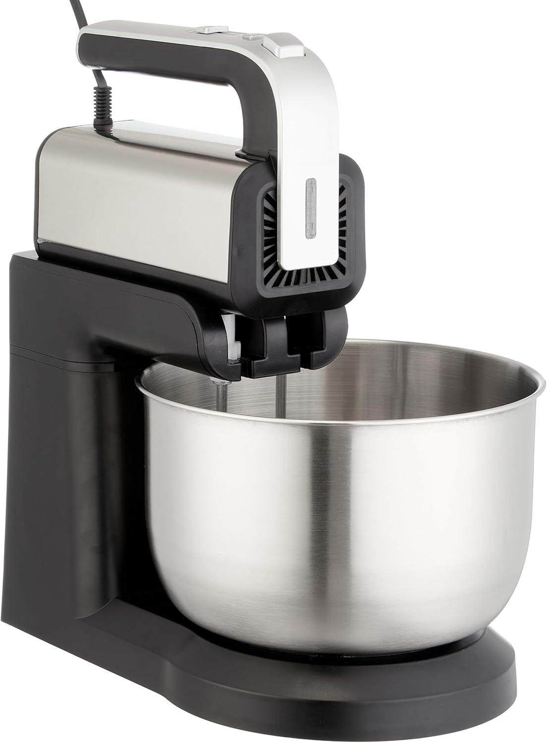 TESLA Stand Mixer, 3 Liter, 300 Watt, Stainless Steel Black - TSL-SM700