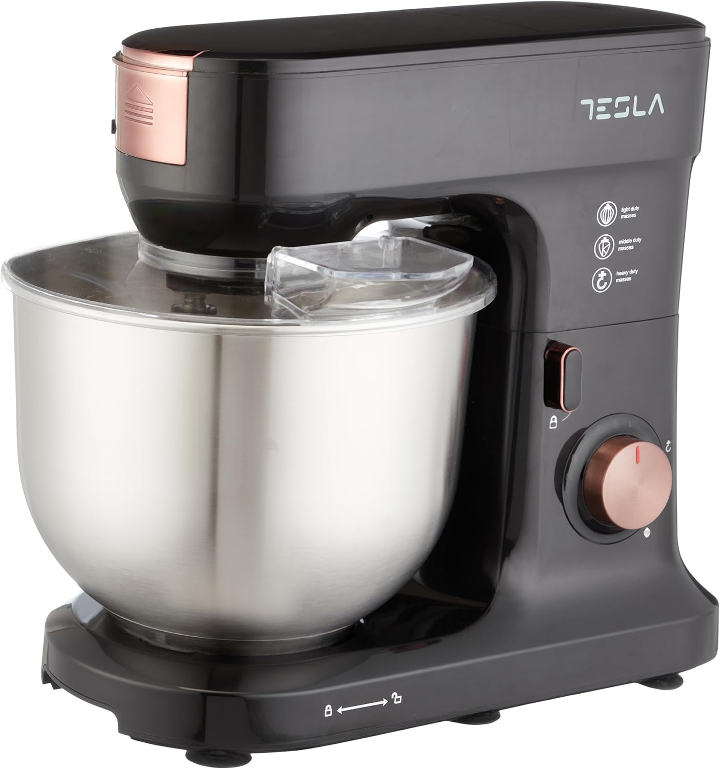 خلاط تيسلا، سعة 8.5 لتر، 1000 واط، أسود - TSL-SM400