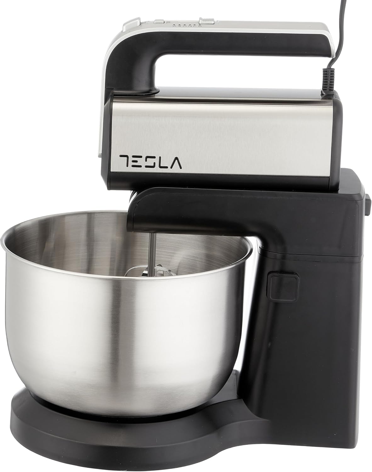 TESLA Stand Mixer, 3 Liter, 300 Watt, Stainless Steel Black - TSL-SM700